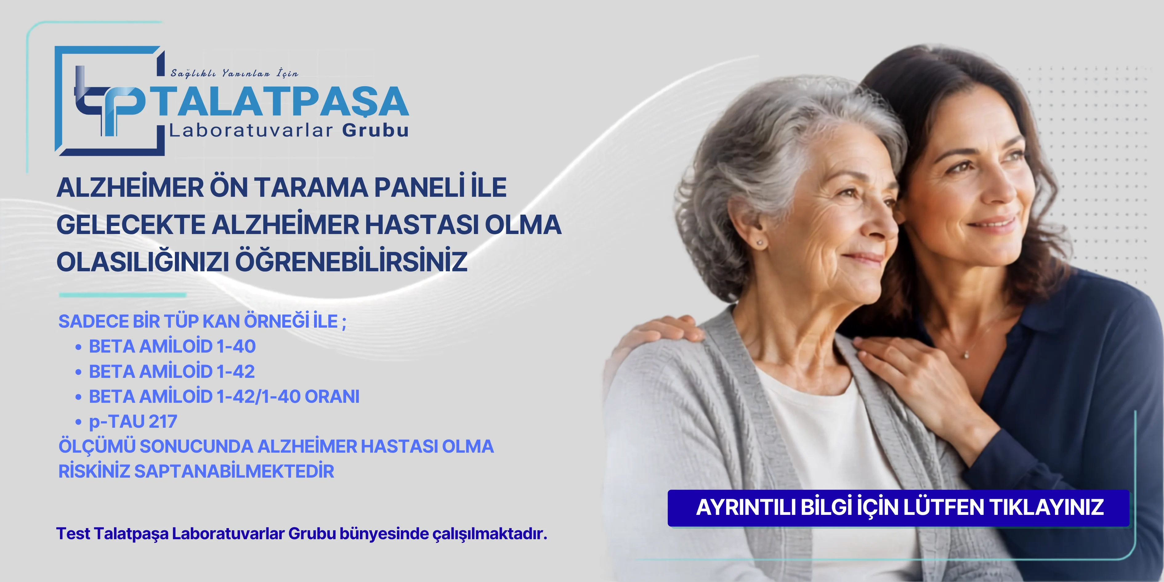 Alzheimer kan testi ve p-tau217 plazma paneli
